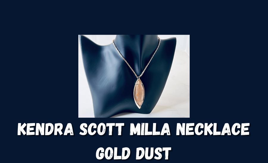 kendra scott milla necklace gold dust