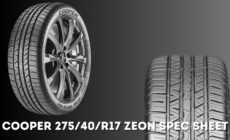 cooper 275/40/r17 zeon spec sheet