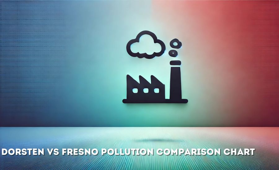 dorsten vs fresno pollution comparison chart